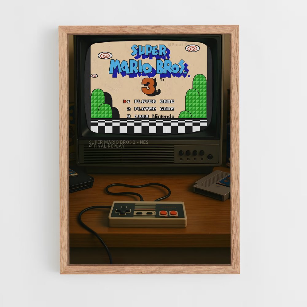 Poster Mario's Adventure – affiche Consoles (vue 4)